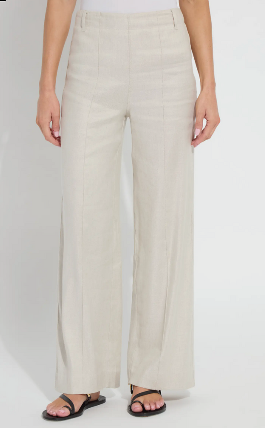 Lysse wide leg linen pant
