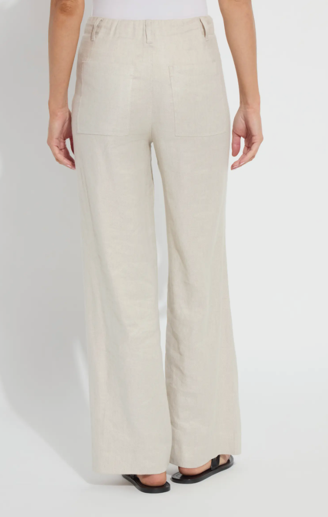 Lysse wide leg linen pant