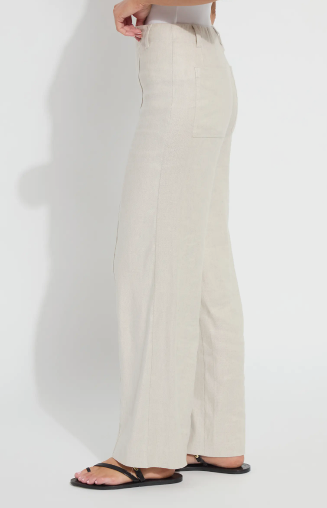 Lysse wide leg linen pant