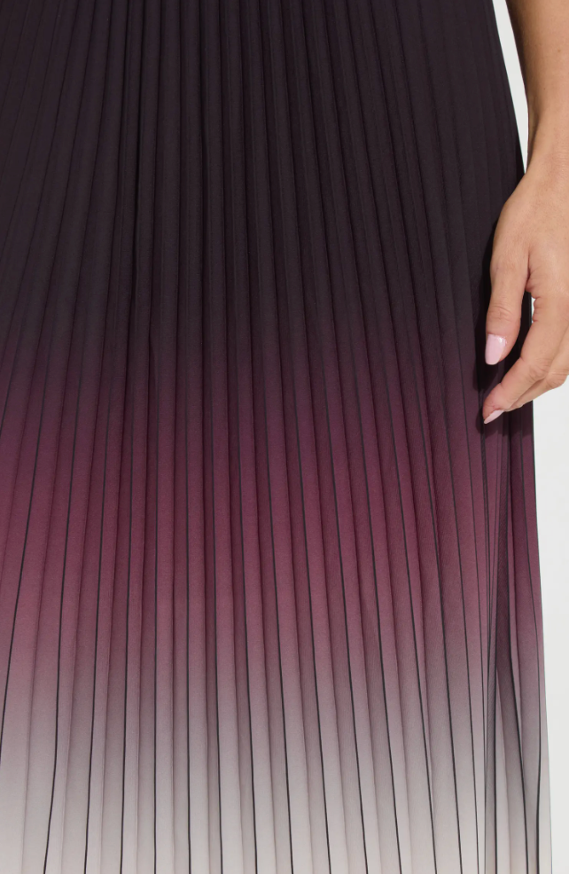 LYSSE Lorena Pleated Chiffon Dress