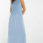 Liverpool Sleeveless Tie Back Sweater Woven Dress
