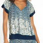 Liverpool Woven Top With Front Tie