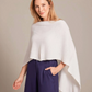 Alashan Cashmere Pearl Trim Topper