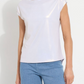 LYSSE Metallic Jersey Top
