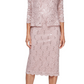 Alex Evenings Petite Lace Jacket Dress with Sequin Detail