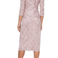 Alex Evenings Petite Lace Jacket Dress with Sequin Detail
