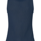 Liverpool Sleevless Boat Neck Rib Knit Top