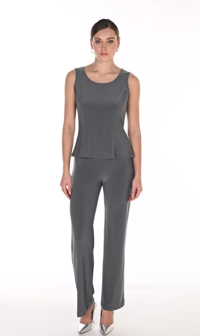 Frank Lyman Belted Mid-rise Trouser Pant