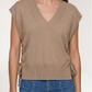 Liverpool V-neck Dolman Sweater W/ Ties