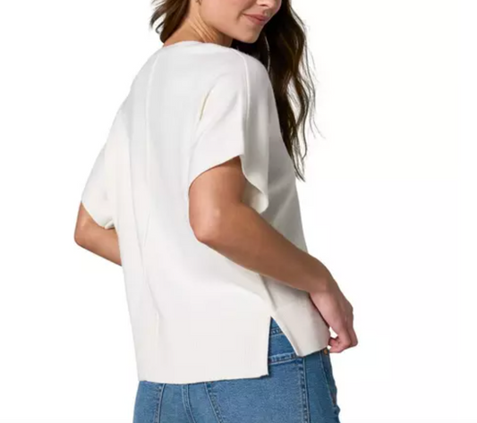 Liverpool Women's Liverpool Los Angeles Dolman Popover W/Step Hem V-Neck Pullover Sweater