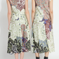 LYSSE Flora Mock Neck Bias Cut Midi Dress