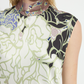 LYSSE Flora Mock Neck Bias Cut Midi Dress