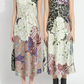 LYSSE Flora Mock Neck Bias Cut Midi Dress