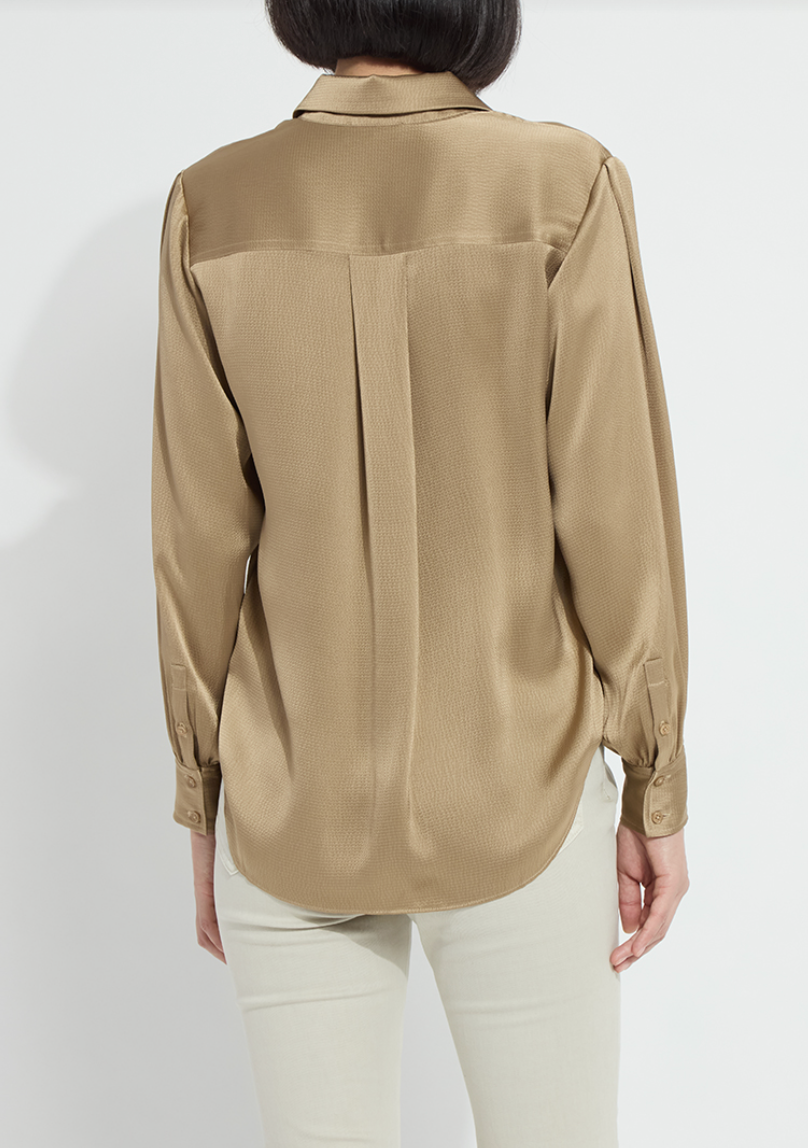 LYSSE Mabel Collared Popover Shirt