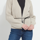 LYSSE Ravenna Peplum Knitted Cardigan