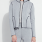 LYSSE REVERSIBLE Cashmere Zip Up Cardigan