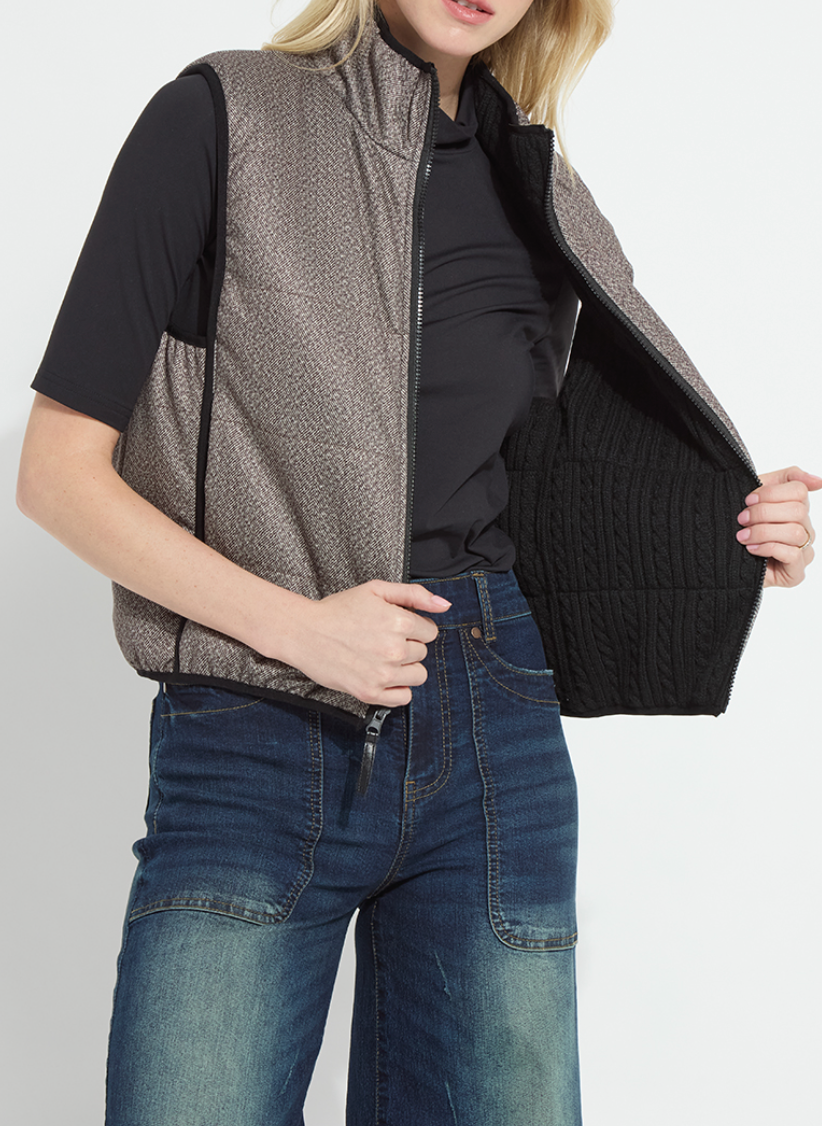 LYSSE Rowyn Reversible Sleeveless Puffer Vest