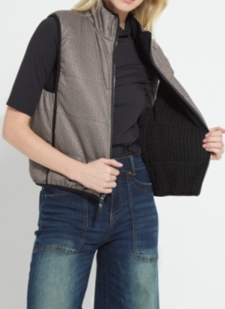 LYSSE Rowyn Reversible Sleeveless Puffer Vest
