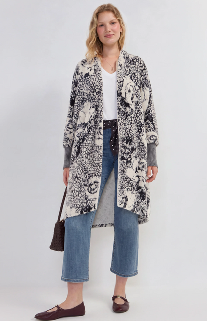 Open Front Coatigan Sweater