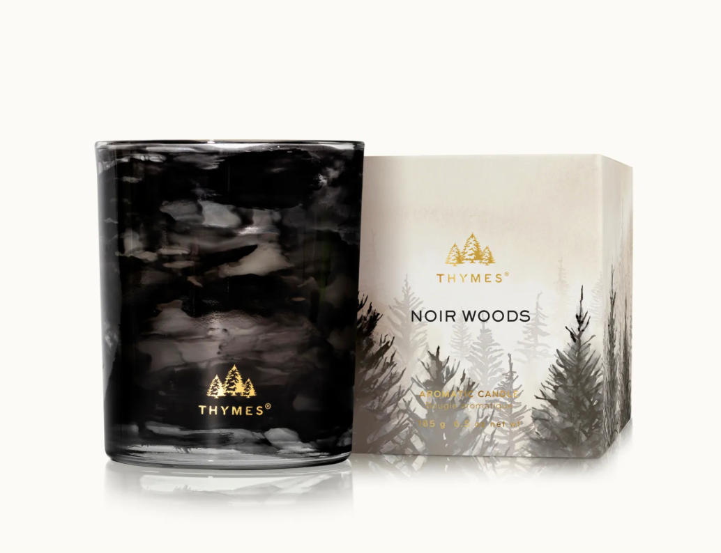 Thymes Noir Woods 6.5 oz Poured Candle