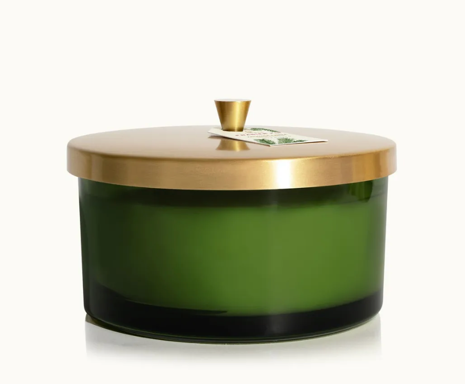 Thymes Frasier Fir Green 4-Wick Candle