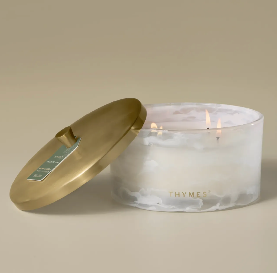 Thymes Frasier Fir Tidings 4-Wick Statement Candle