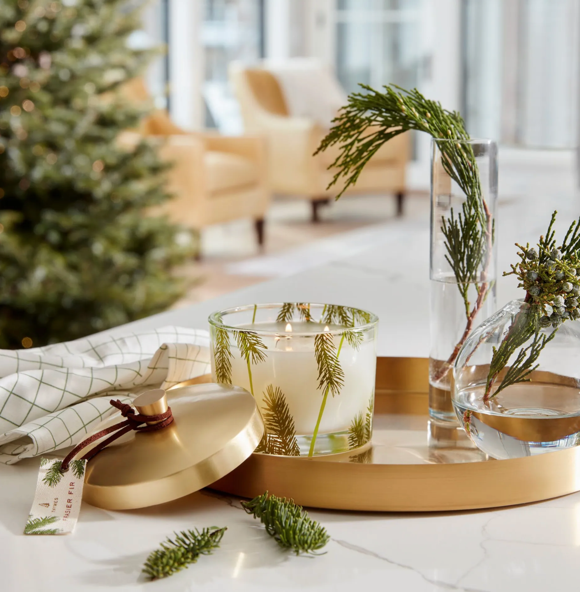 Frasier Fir Pine Needle 3-Wick Candle