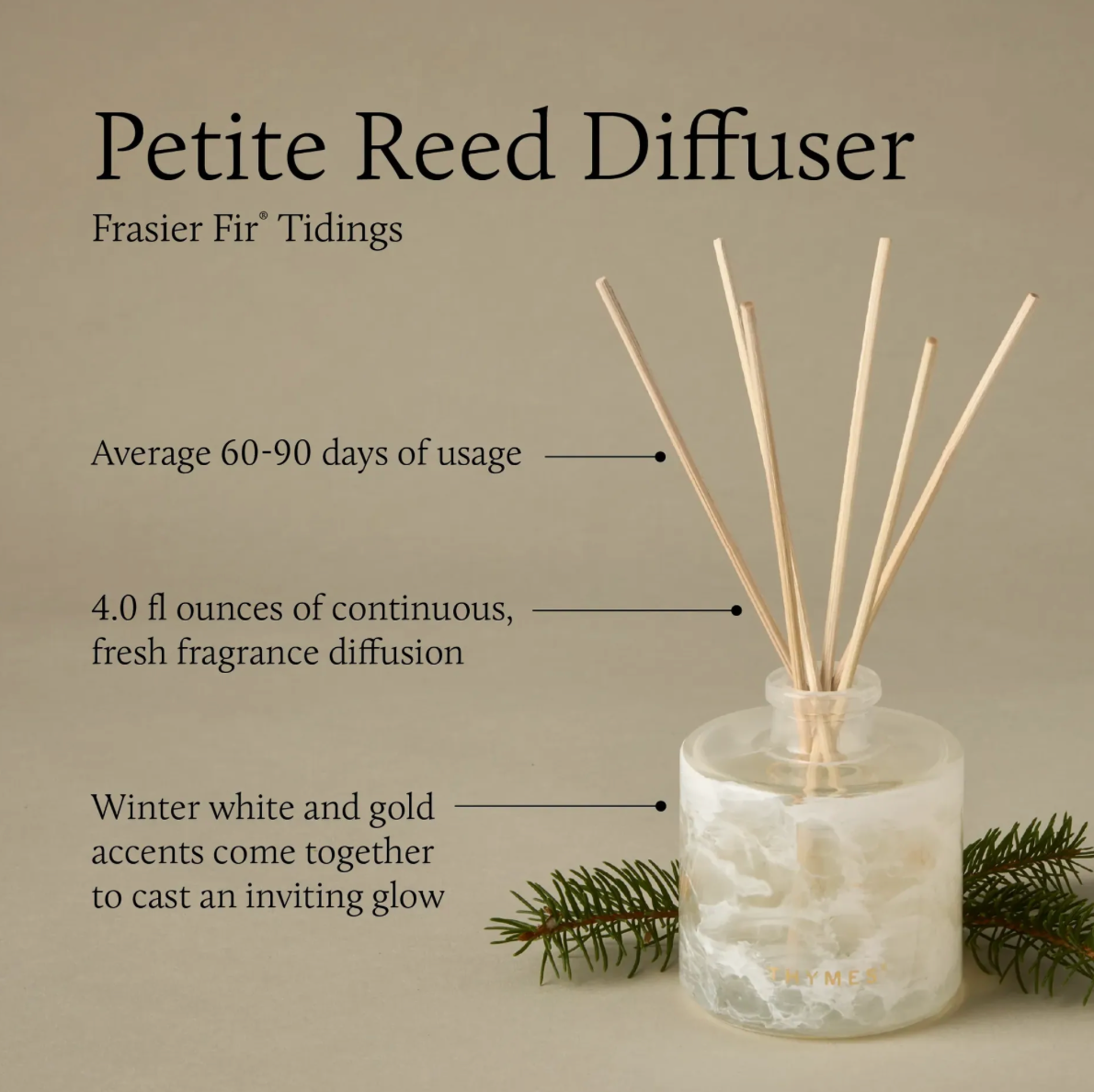 Frasier Fir® Tidings Petite Reed Diffuser