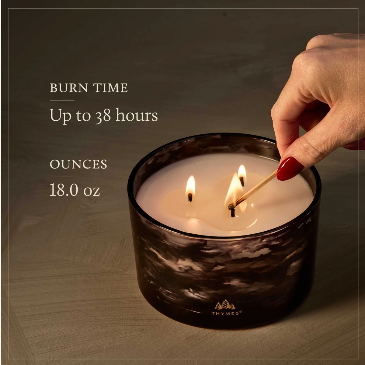 Noir Woods 3-Wick Poured Candle