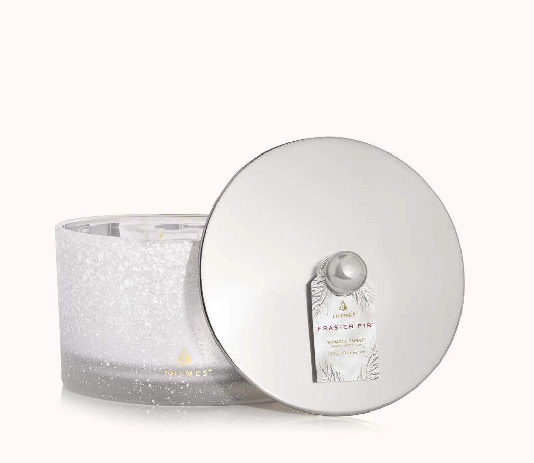 Frasier Fir® Flocked 3-Wick Poured Candle
