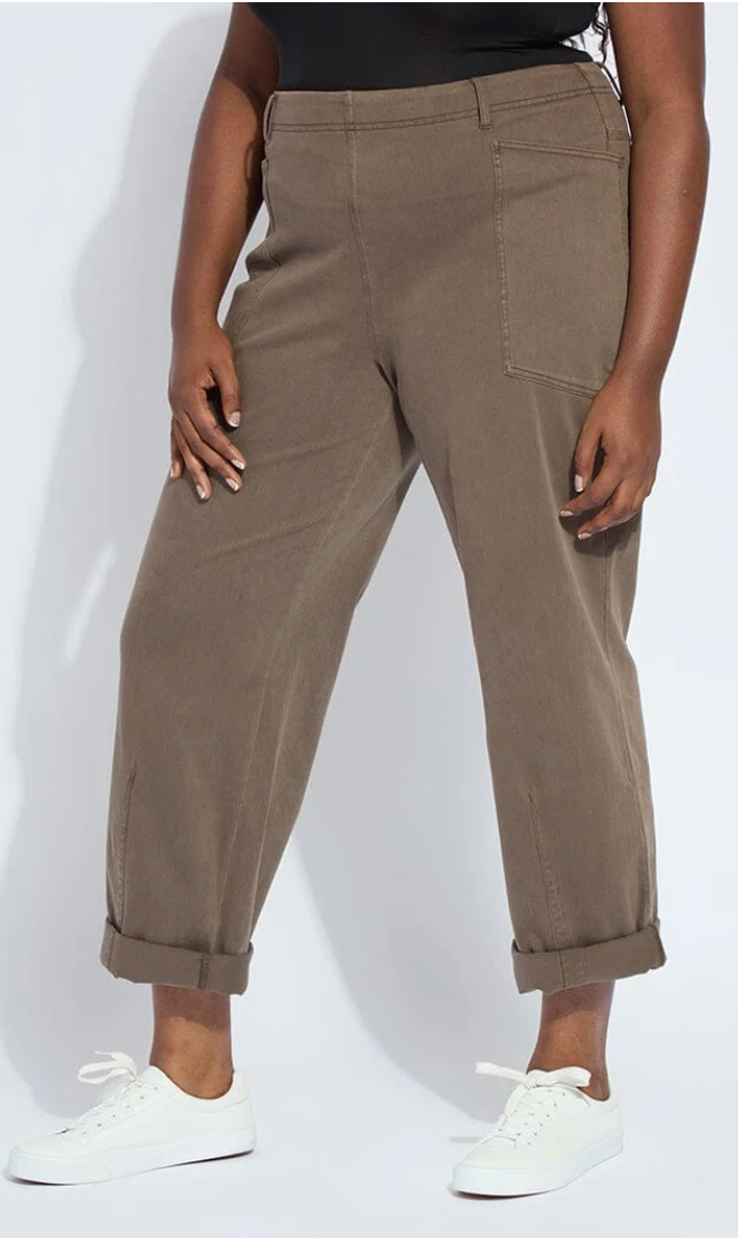 Penelope Curved Cuffed Denim / Antique Wash