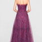 Theia Ivana Printed Organza Gown