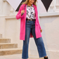 Liverpool Long Sleeve Open Front Sweater Coat