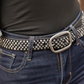Amsterdam Heritage Britta  Pyramid Multi Studded Leather Belt