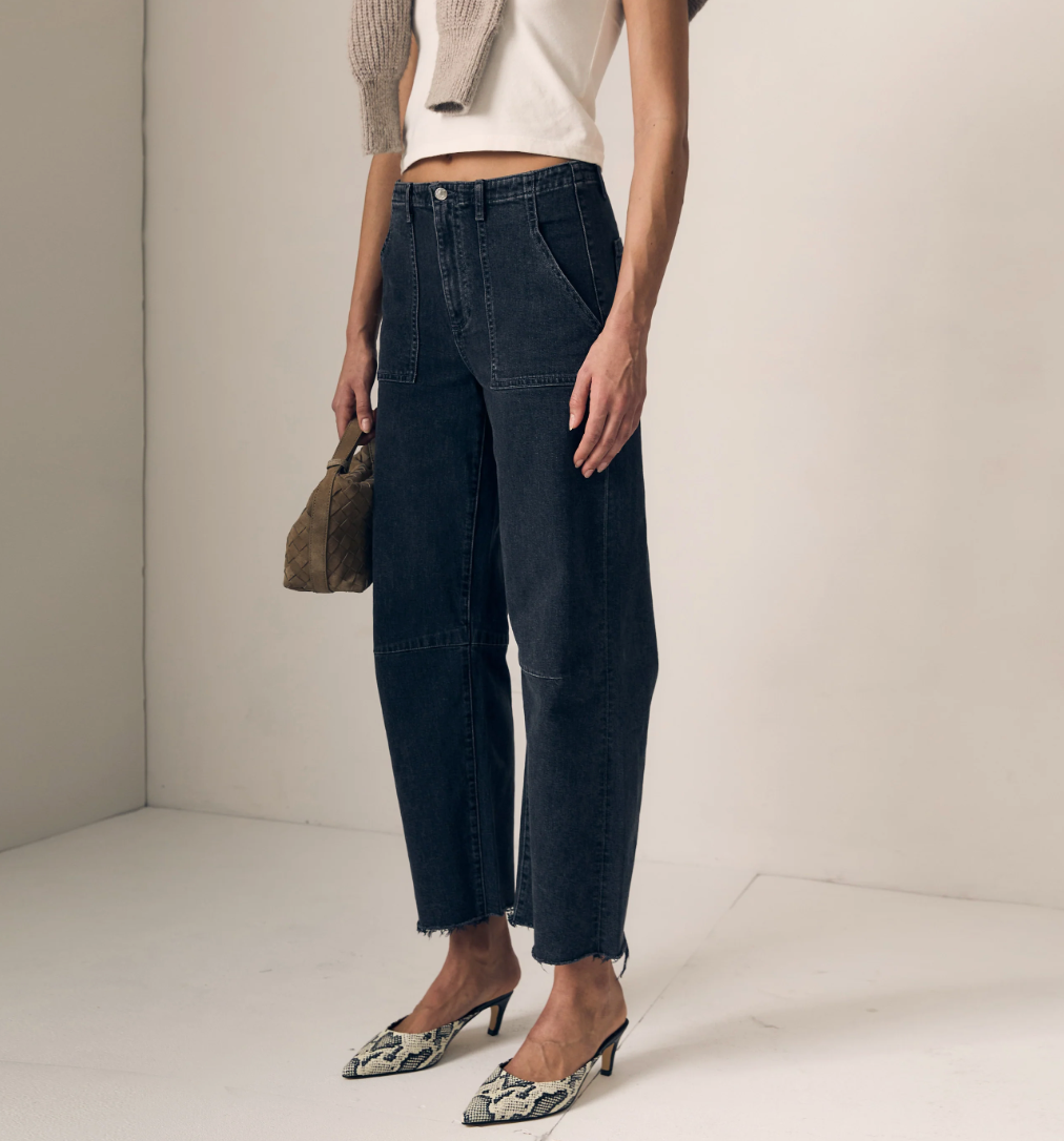 Le Jean Utility Soft Barrell Denim