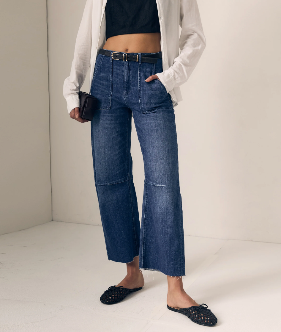 Le Jean Utility Soft Barrell Denim