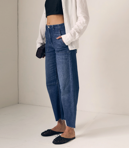 Le Jean Utility Soft Barrell Denim