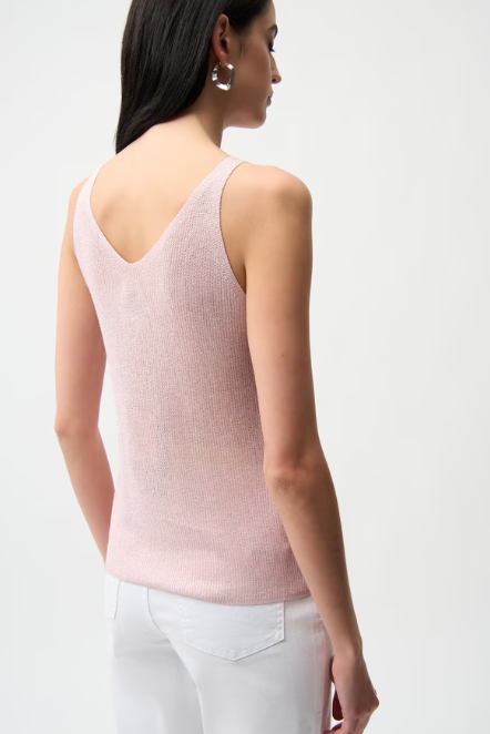 Joseph Ribkoff Sparkly V-Neck Tank