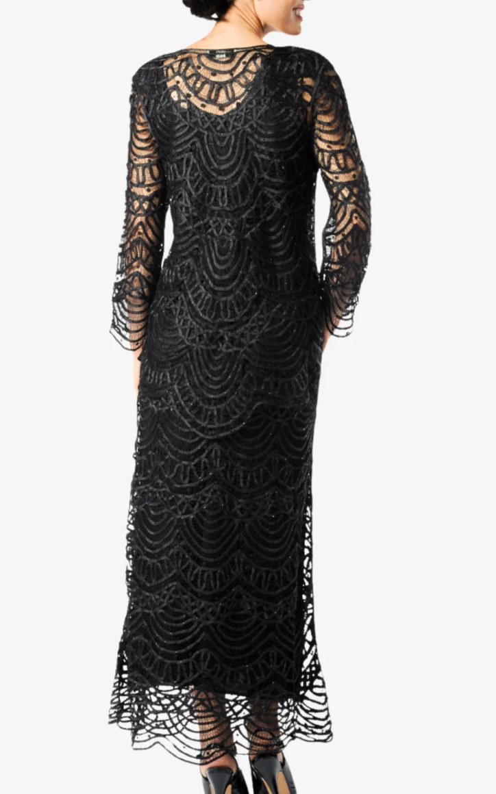 Soulmates Signature Special Occasion Scallop Jacket Top and Skirt Set