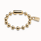 UNO de 50 Beaded bracelet with a padlock charm