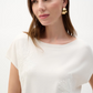 Joseph Embroidered Boat Neck Pullover Style
