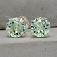 Mariana Post Earrings with Rhodium Plating