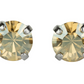 Mariana Post Earrings with Rhodium Plating