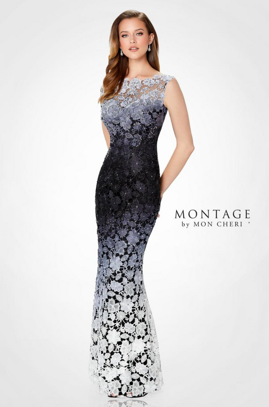 Montage Mon Cheri Ombre Venise Lace Gown