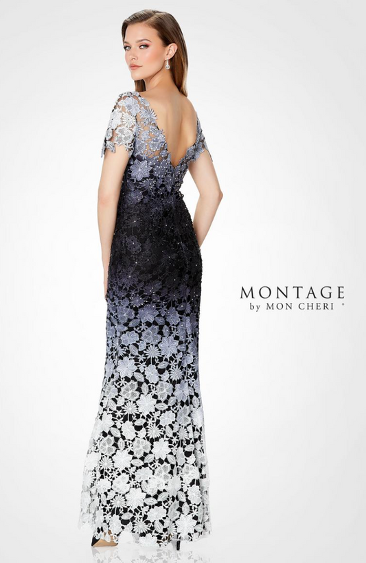Montage Mon Cheri Ombre Venise Lace Gown
