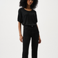 Joseph Ribkoff Metallic Knitted T-shirt with Rhinestones