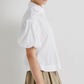 MEIMEIJ Button Down Bubble Sleeve Shirt