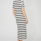 Frank Lyman Casual Striped Maxi Dress Style 261349