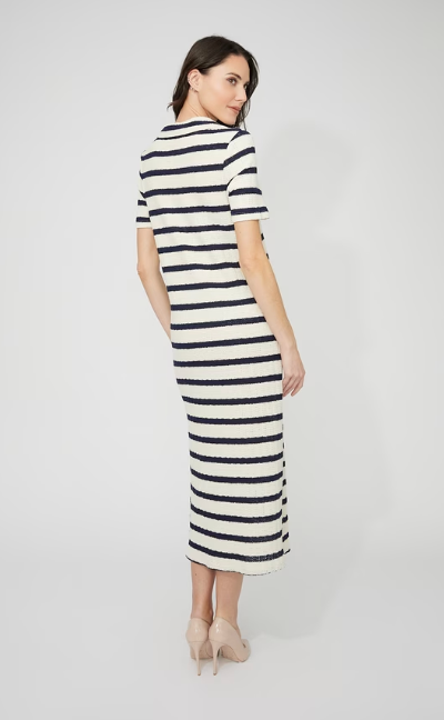 Frank Lyman Casual Striped Maxi Dress Style 261349