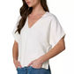 Liverpool Women's Liverpool Los Angeles Dolman Popover W/Step Hem V-Neck Pullover Sweater